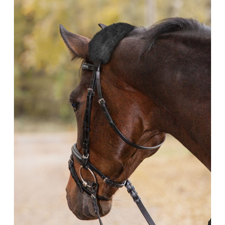 Acolchado de piel de cordero Waldhausen para la muserola o la testera