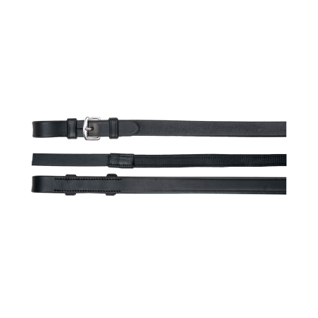 Riendas de cuero y goma Waldhausen sin pasadores