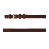 Riendas de filete Waldhausen de cuero - Castaño