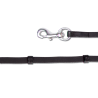 Isla de riendas Waldhausen mosquetón - Negro / plata