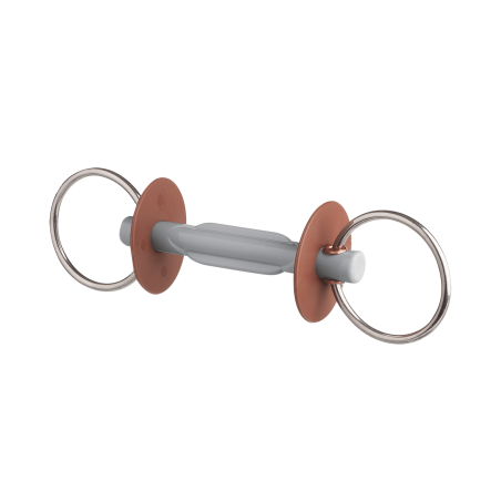 Mordaza de filete Beris cañón mariposa anilla 7,5 cm