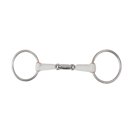 Muserola de filete Beris doble rotura anilla 7,5 cm