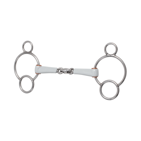 Muserola de 3 anillas Beris doble rotura