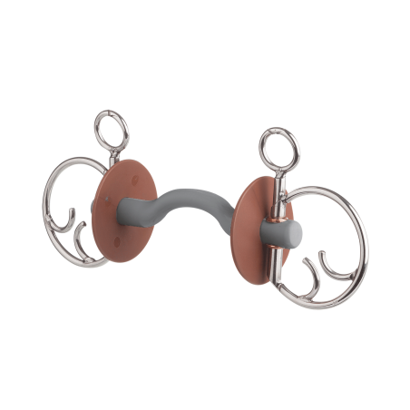 Muserola Baucher Beris con embocadura paso de lengua