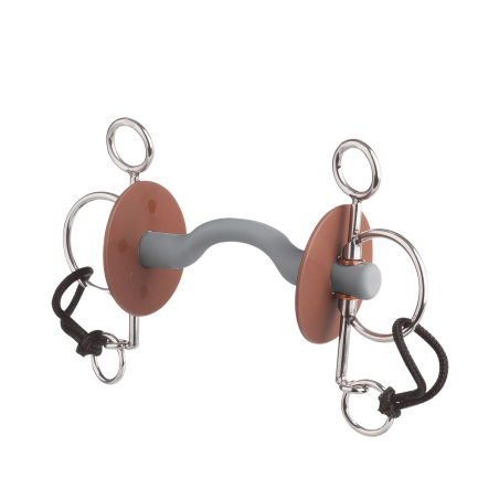 Mors Pelham Beris cañón largo con paso de lengua