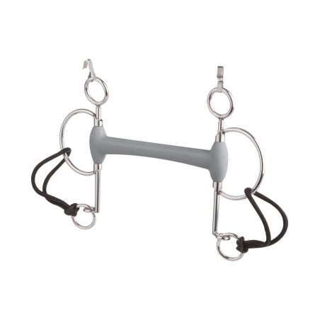 Muserola Pelham Beris de cañón largo con oliva