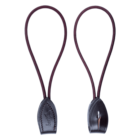 Correa Pelham de cuero larga Beris por 2