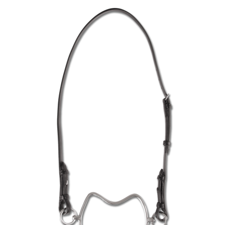 Cabezada de cuero Waldhausen para chifney