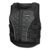 Chaleco de protección Swing P19 con cremallera para adulto - Negro / Gris