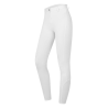 Pantalón de equitación ELT Essential silicona mujer - Blanco