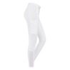 Pantalón de equitación ELT Micro grip rodillas - Blanco