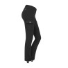 Pantalón de equitación ELT Micro Jodhpur Cargo silicona - Negro