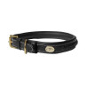 Collar trenzado para perro Dy'on - Negro