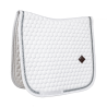 Manta de Montura Glitter Band Dressage Kentucky - Blanco / plata