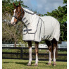 Cubre-moscas Horseware Rambo Optimo Supreme Summer Sheet Plus - CarreauxMarine / gris orage / argent