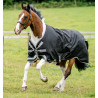 Manta Horseware Amigo 1200D XL Turnout 150g - Negro / gris titanio / plata
