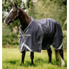 Manta para caballo Horseware Rambo® Optimo Turnout 0g 1000D - Marino / tormenta / gris plateado