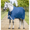 Manta Horseware Ionic Therapy Turnout 100g - Bleu imperial / argent /Marine
