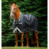 Manta Horseware Rambo 1680D Turnout 50g - Negro / tormenta / gris plateado