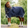 Manta Horseware Rambo 1680D Turnout Plus 100g - Marino / tormenta / gris plateado