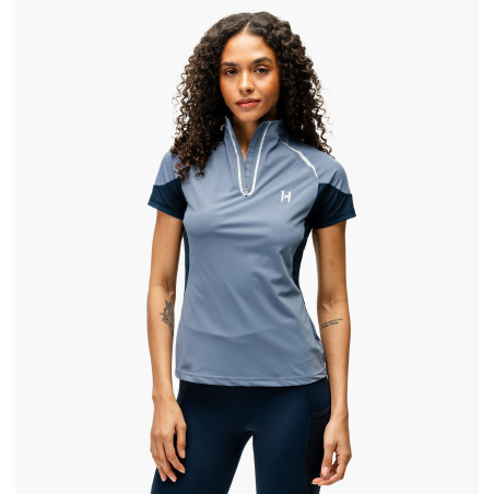 Polo 1/4 cremallera Horseware Stamina de manga corta