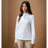 Polo de concurso Horseware AA Elena de manga larga - Blanco