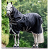 Manta Horseware Amigo 1200D Turnout Plus 50g - Negro / gris titanio / plata