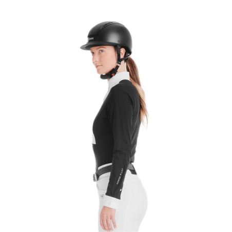 Polo de competición Monica Horse Pilot de manga larga para mujer