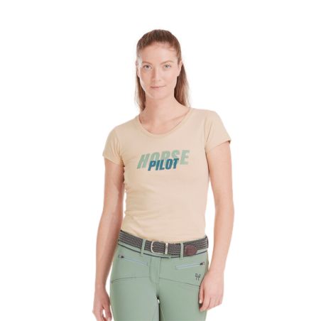 Camiseta Horse Pilot Team mujer