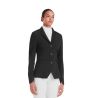 Chaqueta de concurso Aeromade Horse Pilot mujer - Negro logo plateado