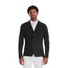 Chaqueta de concurso Aeromade Horse Pilot hombre - Negro logo plateado