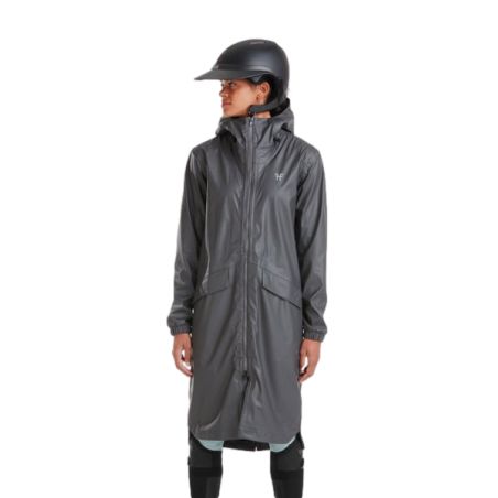 Chaqueta impermeable larga Raintech Horse Pilot mujer