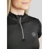Polo de concurso Montar Everly logo de cristal Curve mujer - Negro