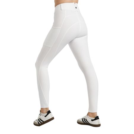 Pantalón de montar MoElaine con logo cortado a láser y grip completo para mujer