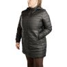 Chaqueta acolchada larga Montar MoKately Curve mujer - Negro