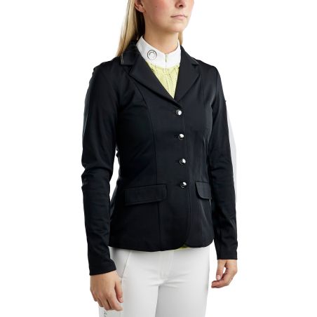 Chaqueta de concurso Montar MoKatniss crystal gun metal mujer