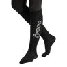 Calcetines Montar negros con logo - Negro