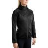 Chaqueta softshell con cremallera completa Montar MoBlair capucha desmontable cristales gun metal mujer - Negro