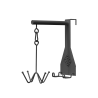 Gancho para cabezada Grooming Deluxe de 4 brazos - Negro