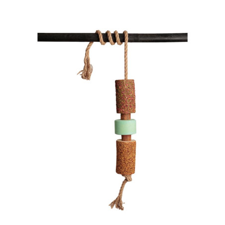 Juguete de madera relajante Grooming Deluxe con piedra de sal