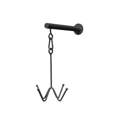 Soporte para cabezadas Grooming Deluxe de 4 brazos con fijación mural