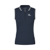 Polo sin mangas Kingsland KLNaira de malla piqué para mujer - Marino