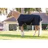 Manta Horseware Amigo 1200D Poney Turnout 50g - Negro / gris titanio / plata