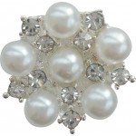 Horquilla para el cabello con strass/perla