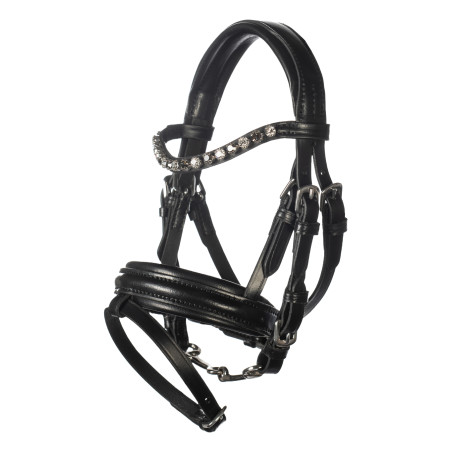Brida de cuero HKM Hobby Horsing