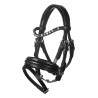 Brida de cuero HKM Hobby Horsing - Negro