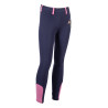 Legging HKM Pony Dream II con culera completa de silicona - Azul oscuro