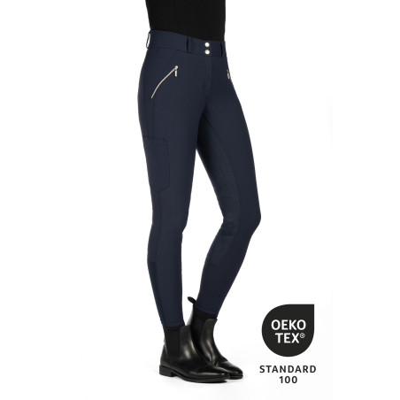 Pantalón HKM Lia de talle alto con culera completa en Alos