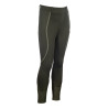 Legging HKM Claire con asiento completo de silicona - Gris verde