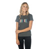 Camiseta HKM Mirror - Gris verde
